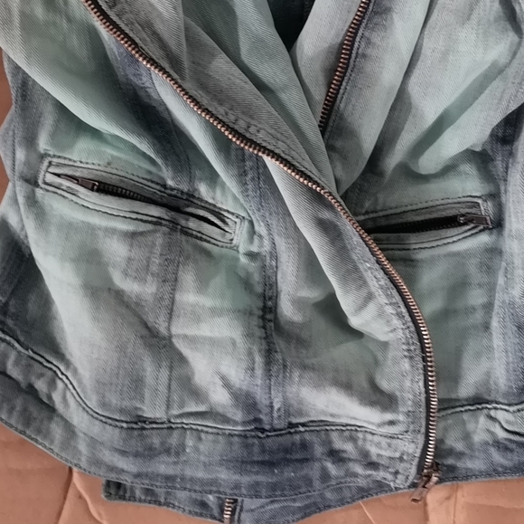 Acid Wash Moto Jacket - Picture 7 of 8